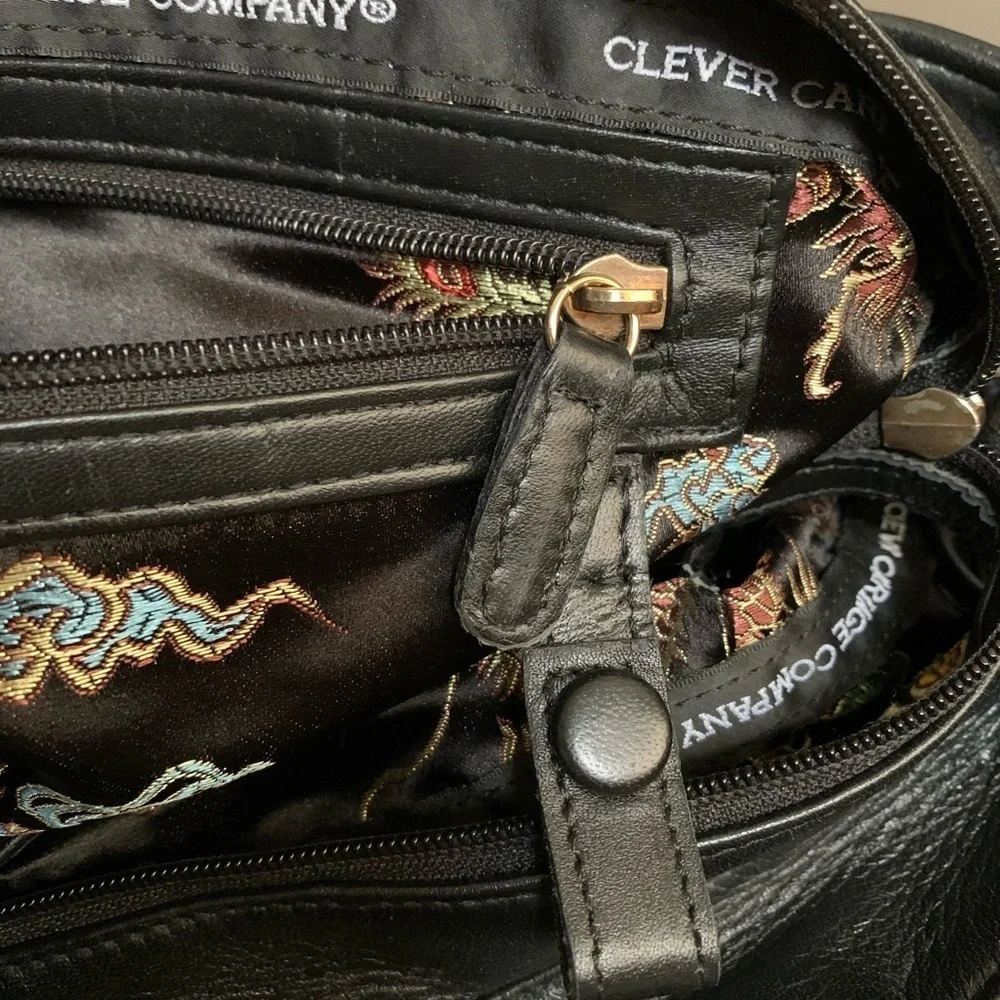 Clever Carriage Company Leather Purse